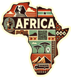 Africa travel badge