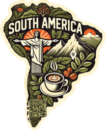South America travel badge