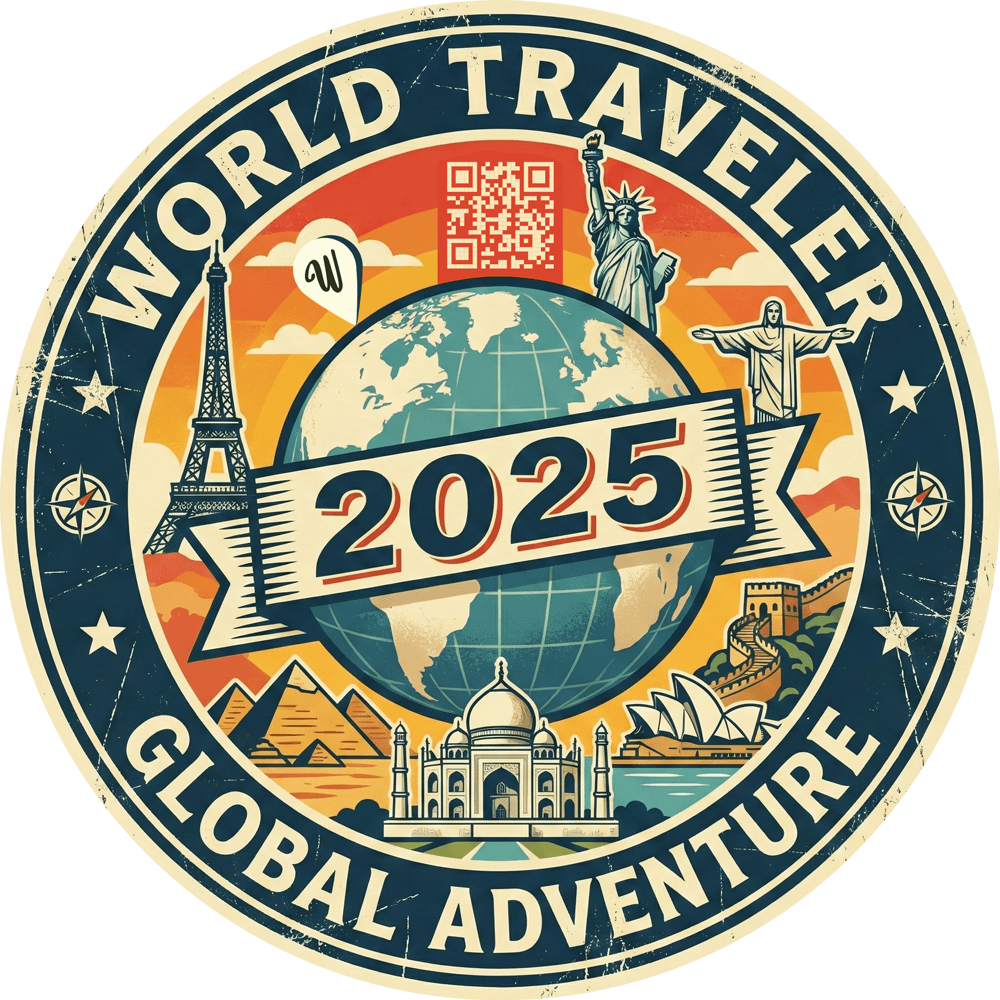 2025 Year travel badge