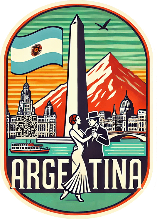 Argentina travel badge