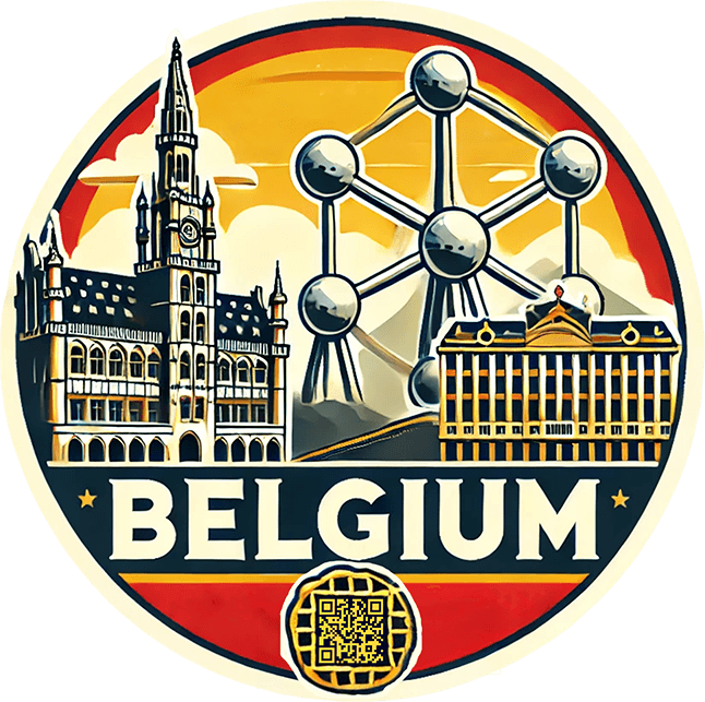 Belgium travel badge
