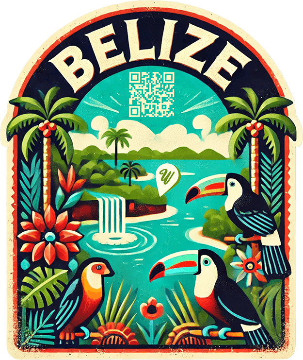 Belize travel badge