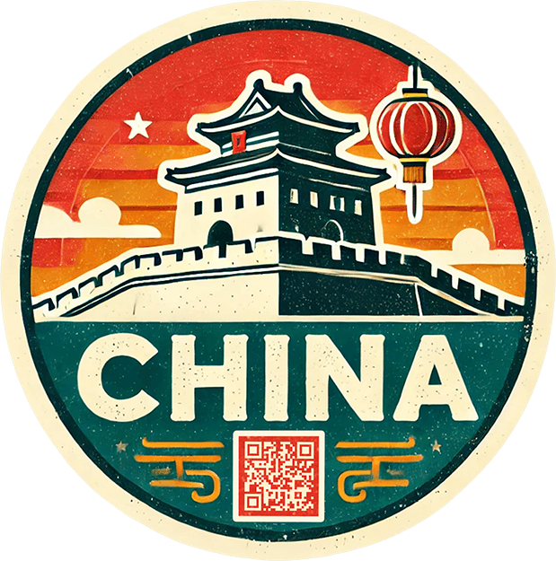 China travel badge
