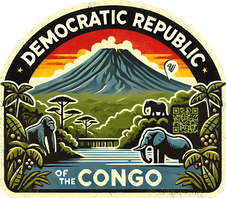 Congo (DRC) travel badge