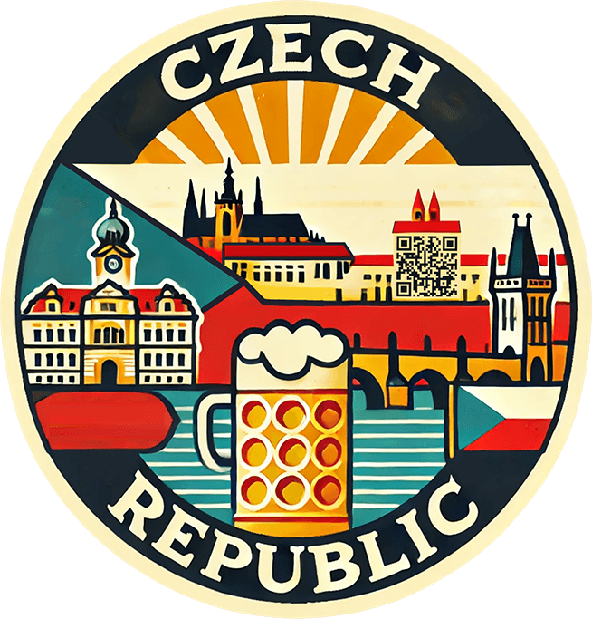 Czech Republic travel badge