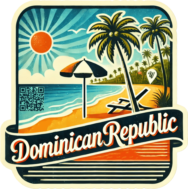Dominican Republic travel badge