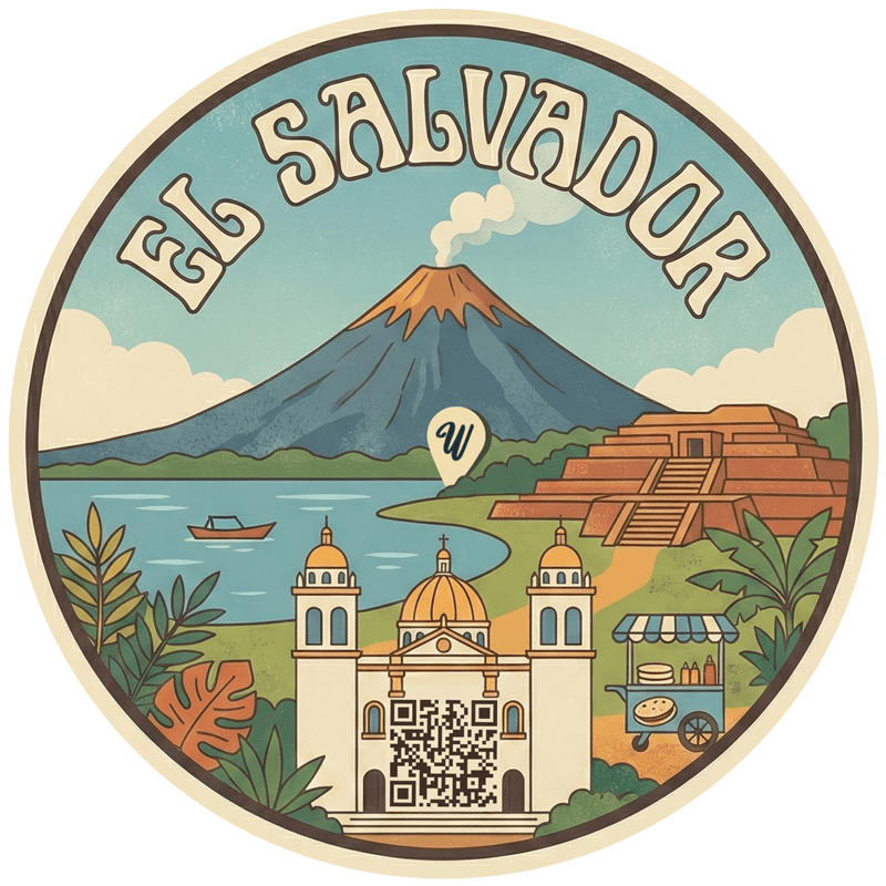 El Salvador travel badge