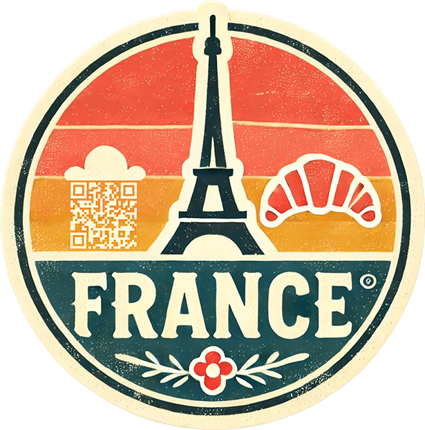 France travel badge