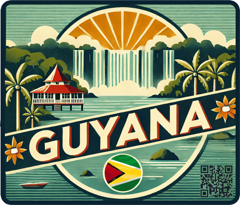 Guyana travel badge