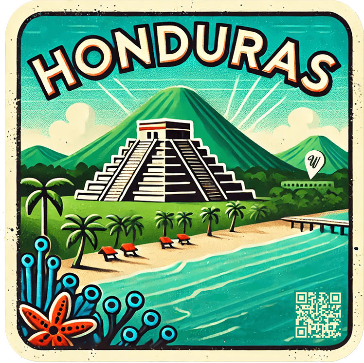 Honduras travel badge
