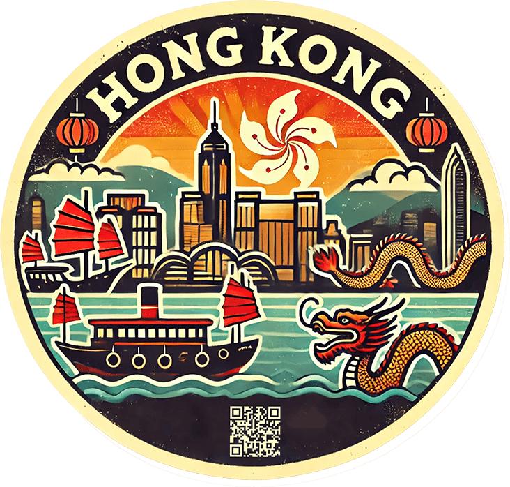 Hong Kong travel badge