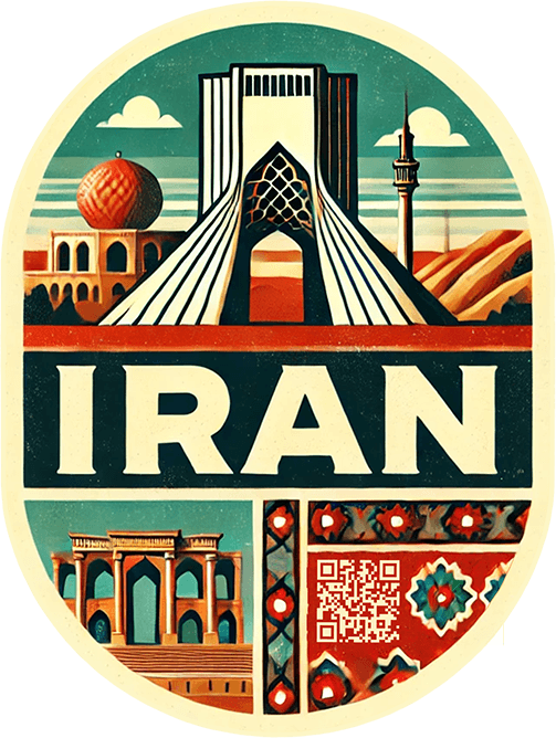Iran travel badge