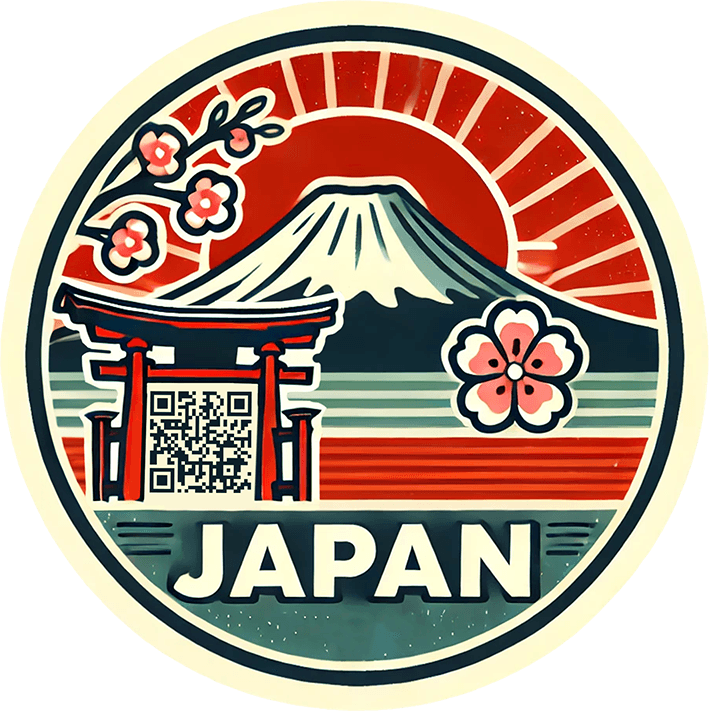 Japan travel badge