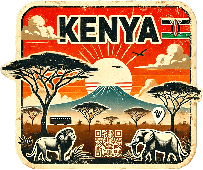 Kenya travel badge