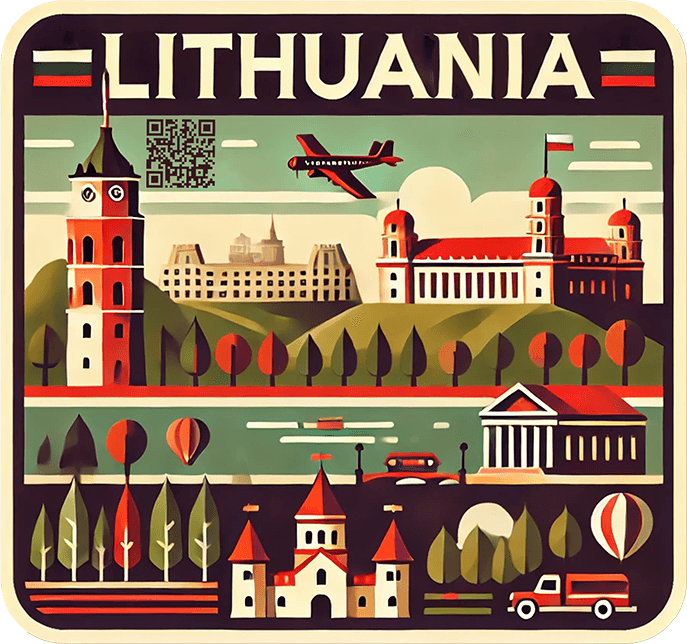 Lithuania travel badge