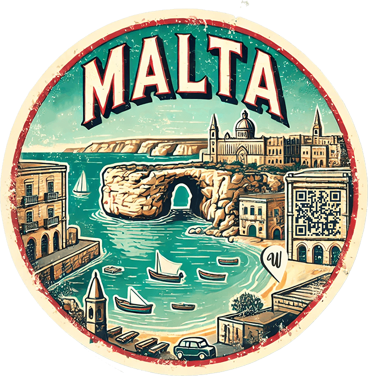 Malta travel badge