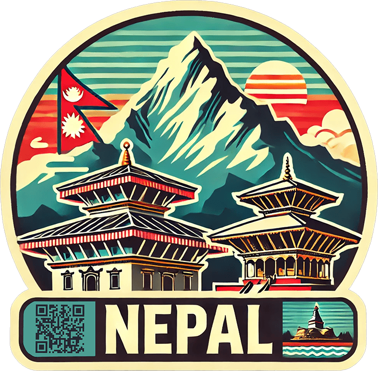 Nepal travel badge
