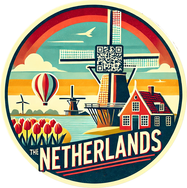 Netherlands travel badge