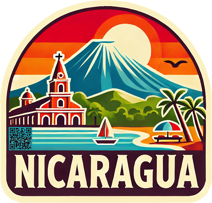 Nicaragua travel badge