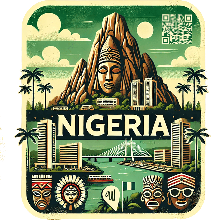 Nigeria travel badge