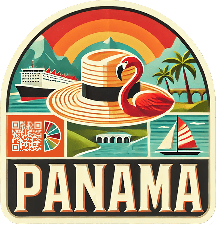 Panama travel badge