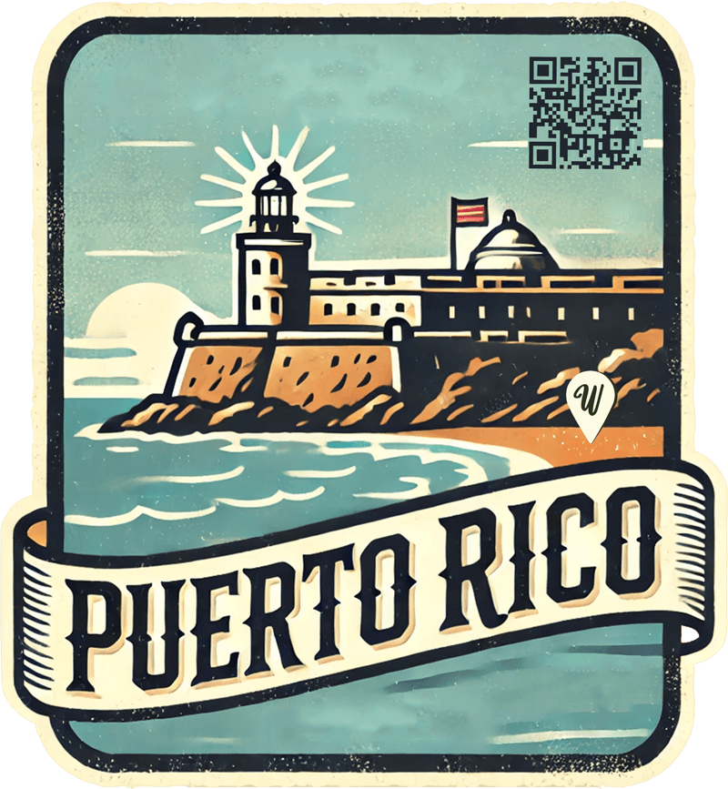 Puerto Rico travel badge