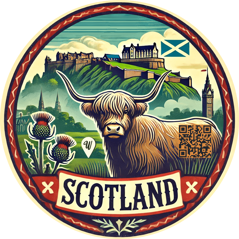 Scotland travel badge