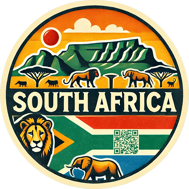 South Africa travel badge