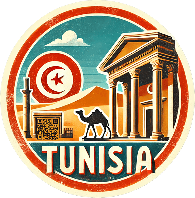 Tunisia travel badge