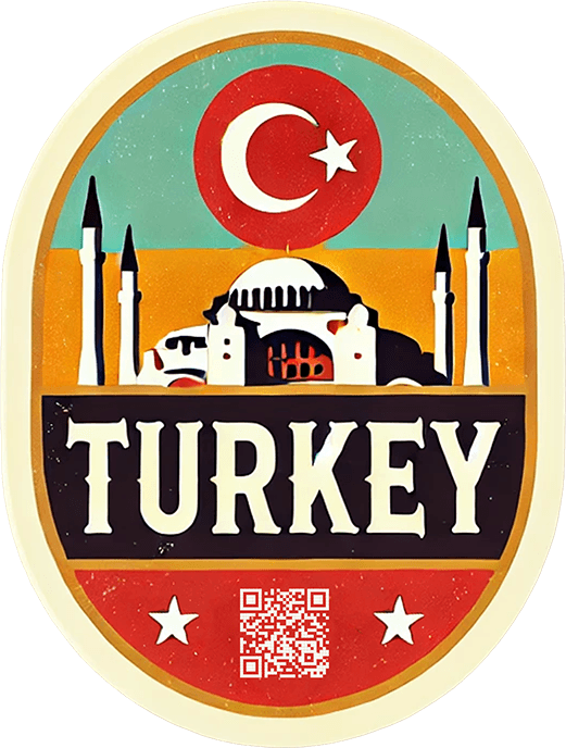 Turkey travel badge