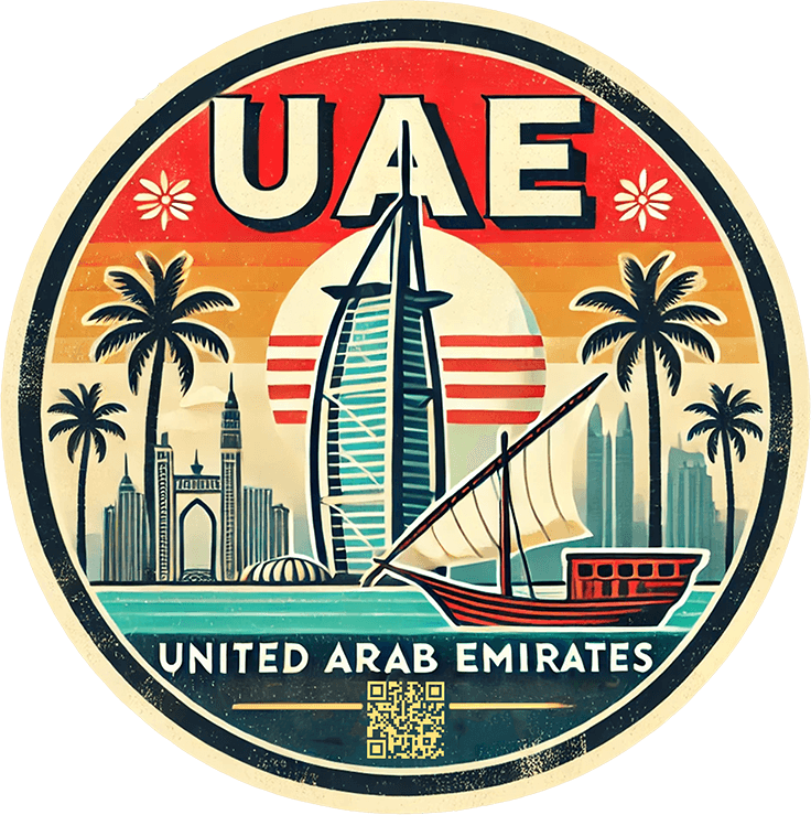 United Arab Emirates travel badge
