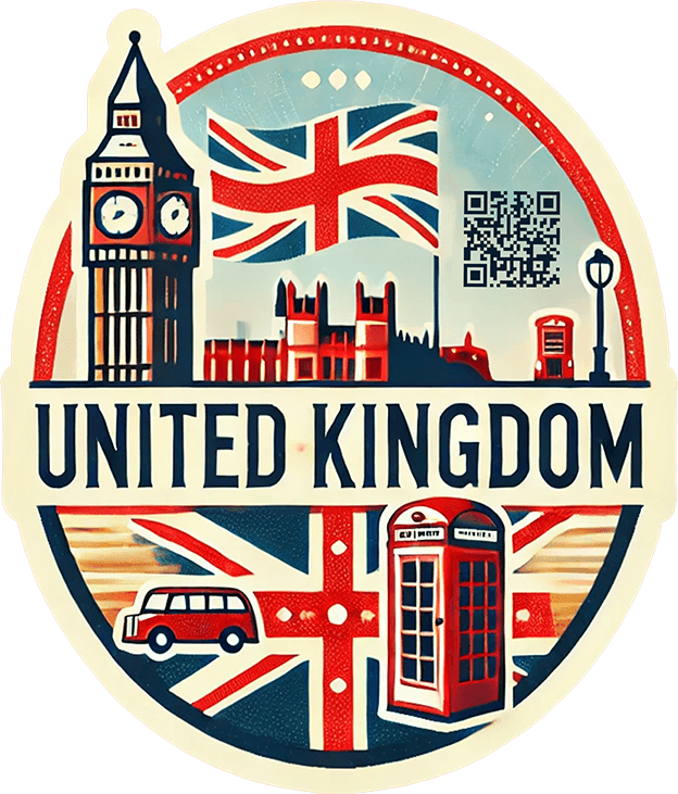 United Kingdom travel badge