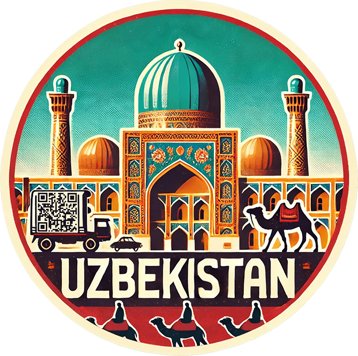 Uzbekistan travel badge