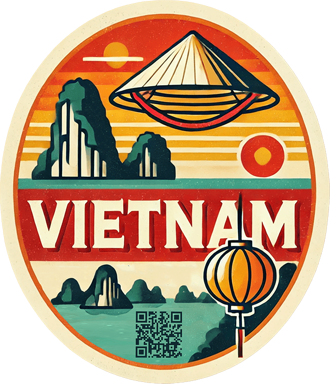 Vietnam travel badge