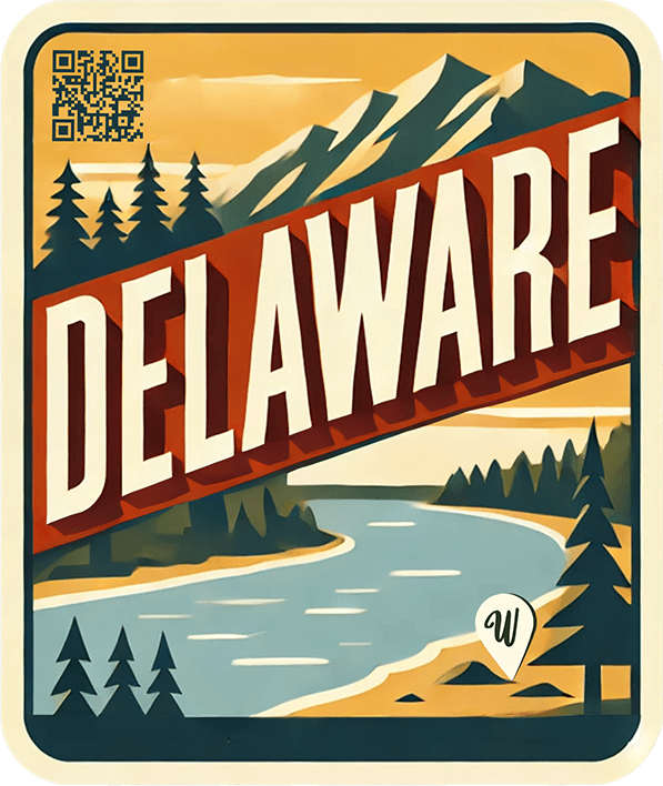 Delaware travel badge