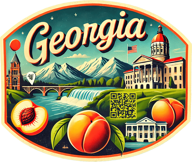 Georgia travel badge