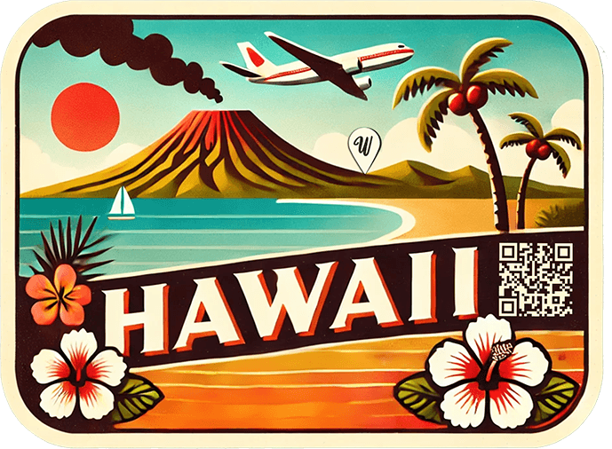 Hawaii travel badge