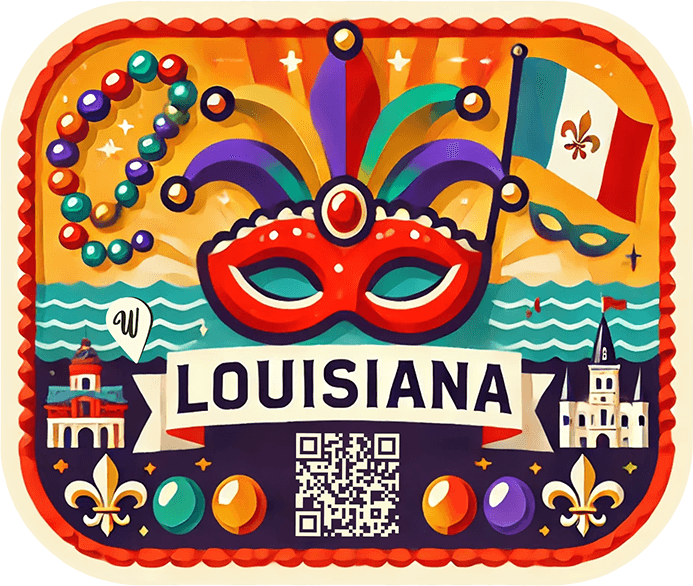 Louisiana travel badge