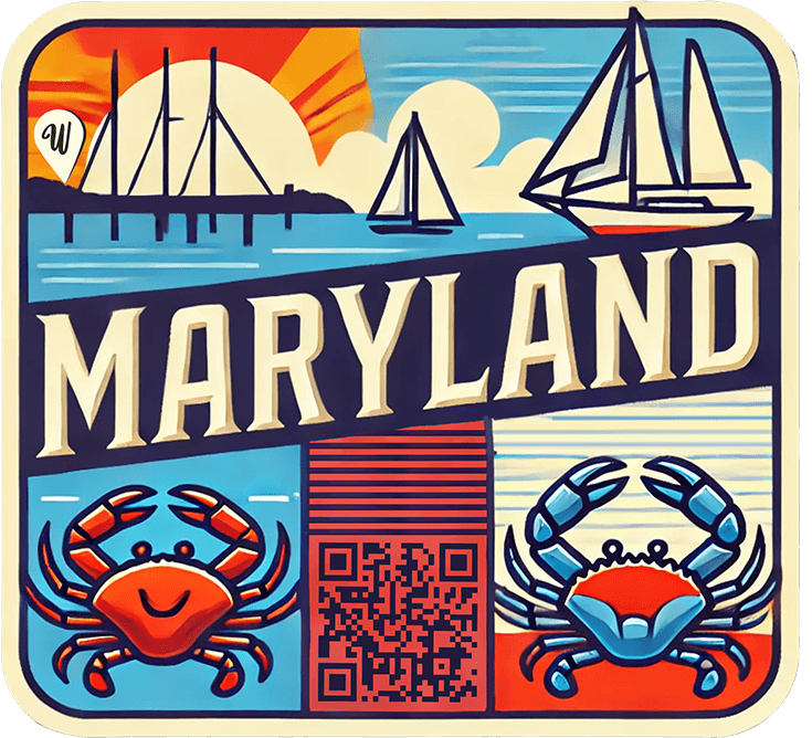 Maryland travel badge