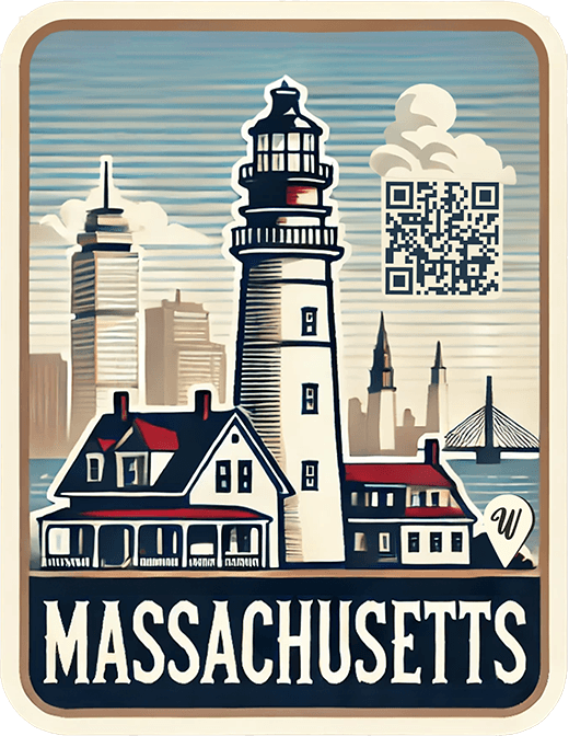 Massachusetts travel badge