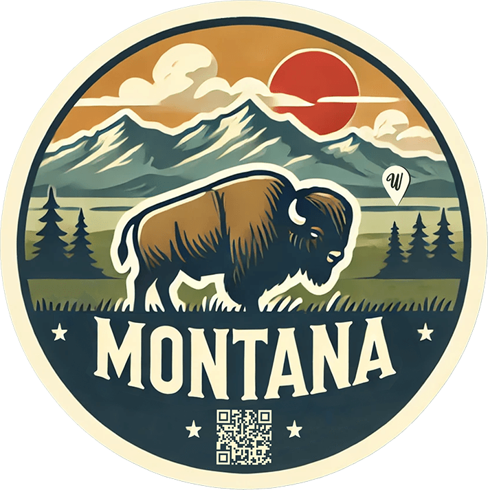 Montana travel badge