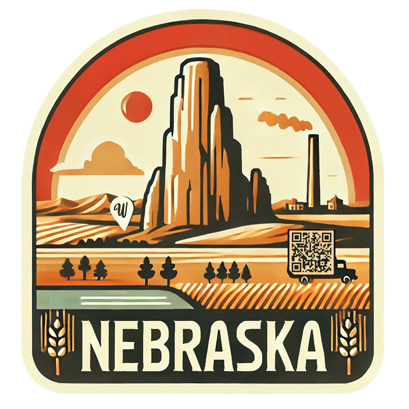 Nebraska travel badge