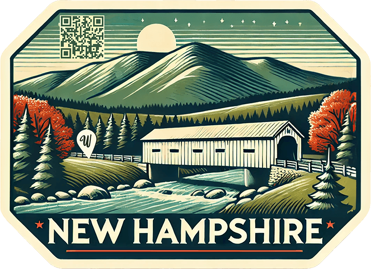 New Hampshire travel badge