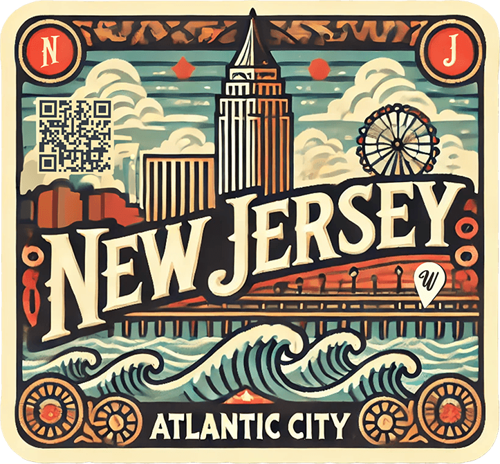 New Jersey travel badge
