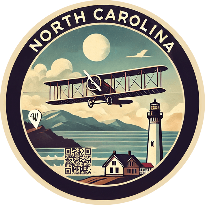North Carolina travel badge