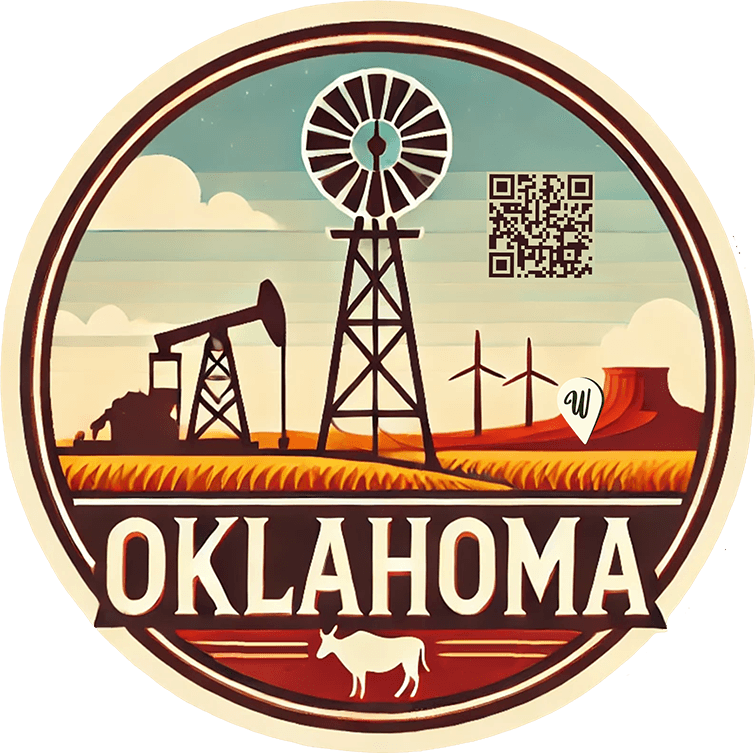 Oklahoma travel badge