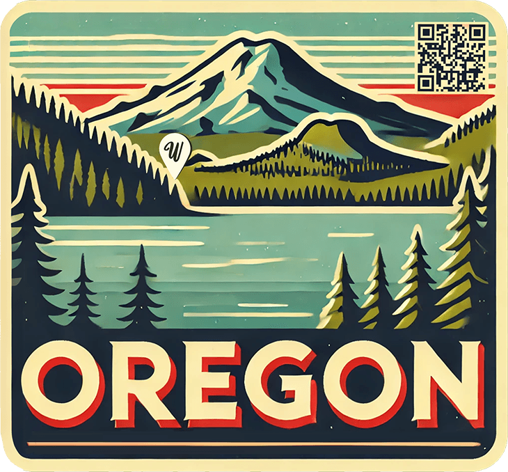 Oregon travel badge