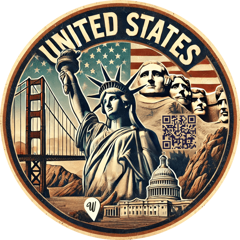 USA Anywhere travel badge