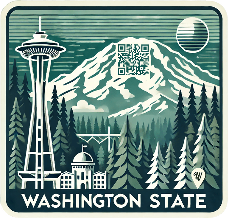 Washington travel badge