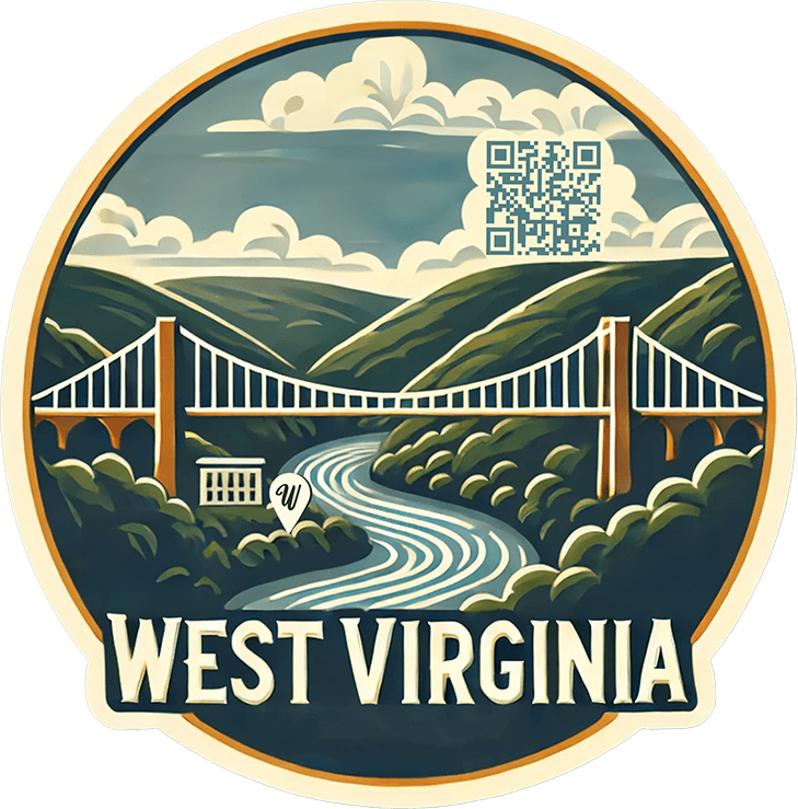 West Virginia travel badge